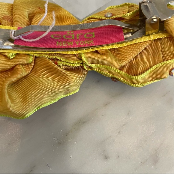 2/$12 * Cara NY Floral Ribbon Hair Clip - Picture 5 of 6